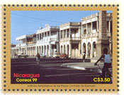 Edificios Neocl&aacute;sicos de la Plaza Central de Granada, Nicaragua