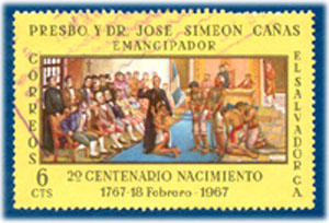 Emancipador Jos&eacute; Sime&oacute;n Ca&ntilde;as - El Salvador