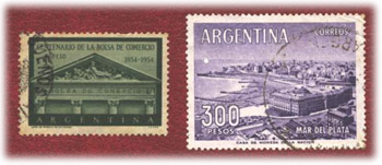 Centenario de la Bolsa de Comercio y Mar del Plata - Argentina