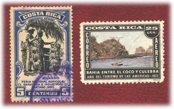 Banano, Feria Nacional Agr&iacute;cola, Ganadera e Industrial, Cartago 1950 y Bah&iacute;a entre el Coco y Culebra - Costa Rica